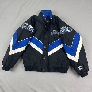 Vintage Orlando Magic Starter Basketball Jacket Youth Medium Hooded Rare
